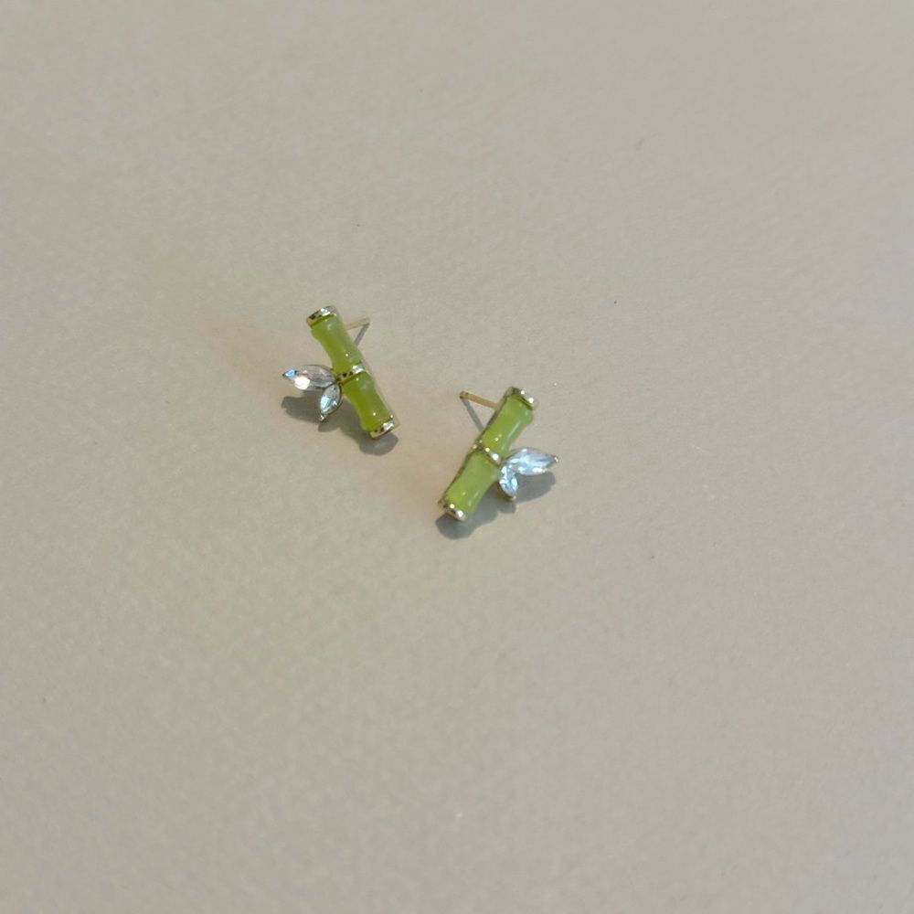 Bamboo earrings M1014